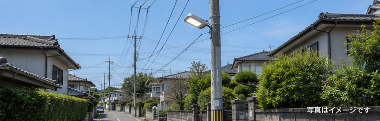 石巻市防犯灯LED化工事